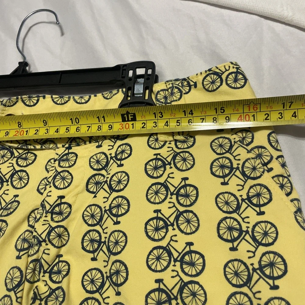 Red Camel Yellow Blue Bike Bicycle Printed‎ Shorts Juniors Size 5